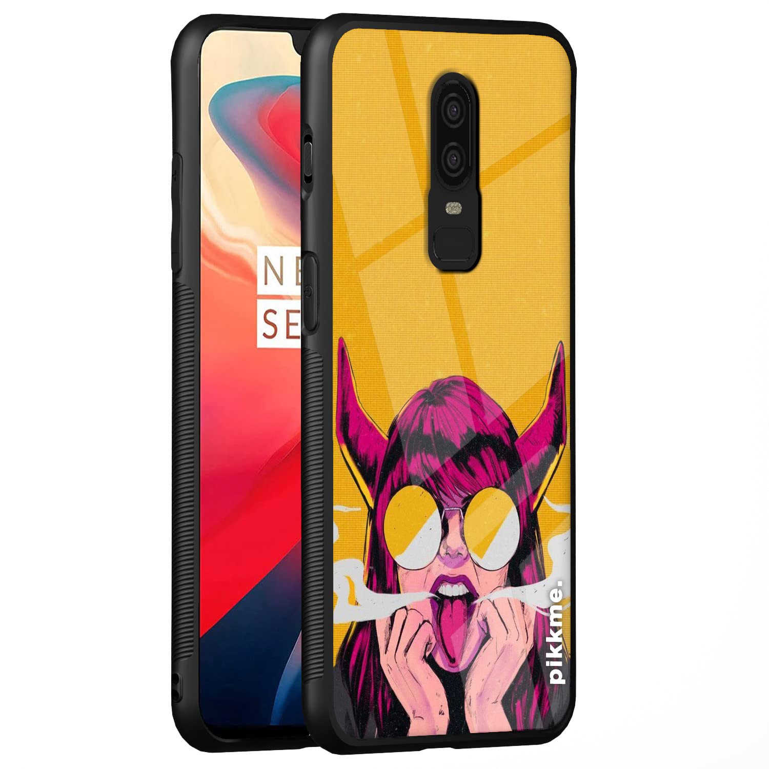 Pikkme mobile back cover for OnePlus 6