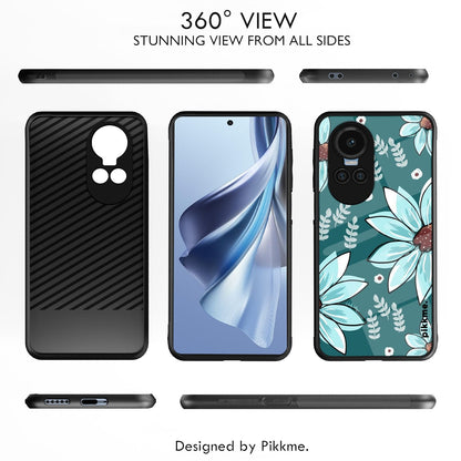 Pikkme Oppo Reno 10 5G Flower mobile back cover – photo 2