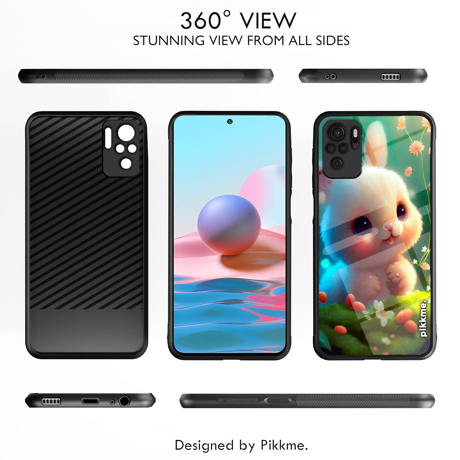 Redmi Note 10/Note 10s Hybrid mobile back cover by Pikkme – photo 2