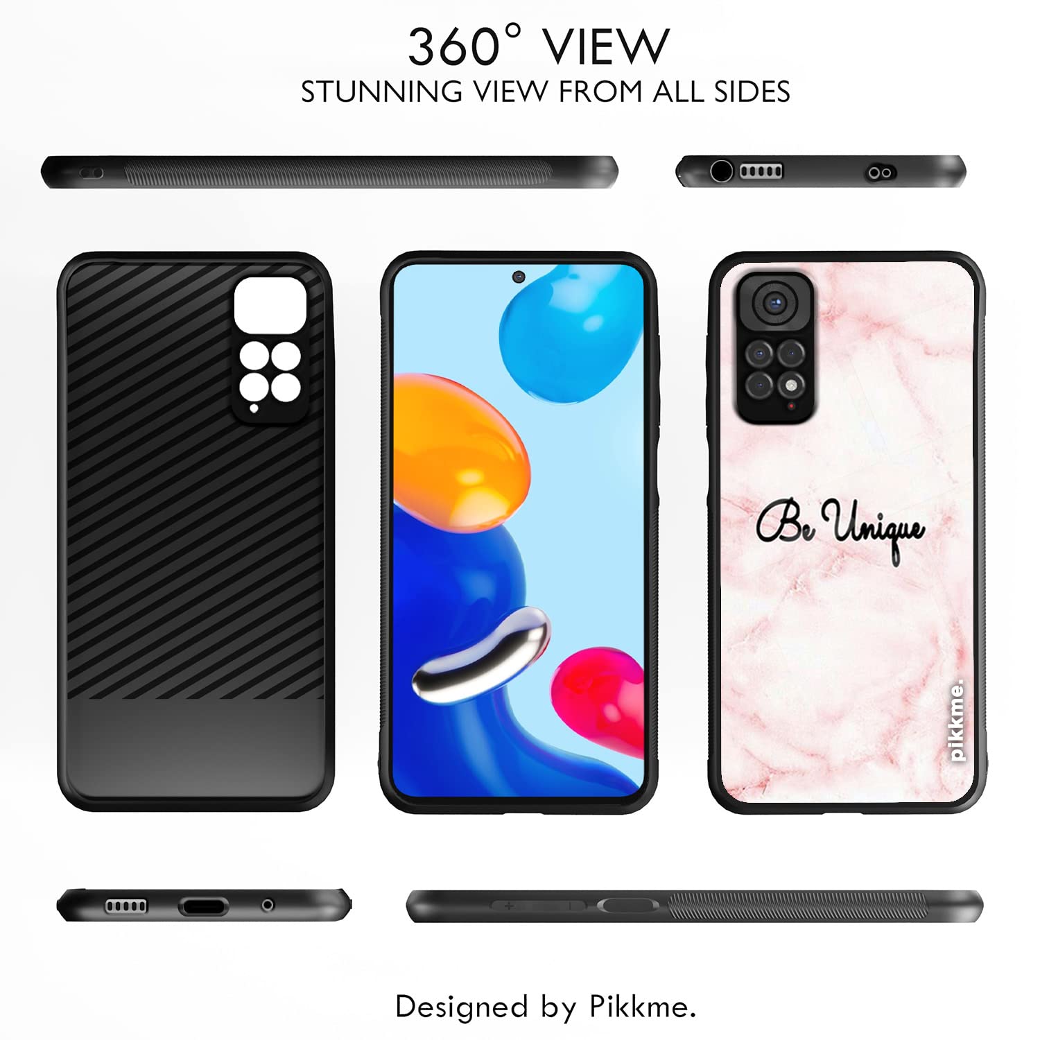 Redmi Note 11/Note 11s Hybrid mobile back cover by Pikkme – photo 2