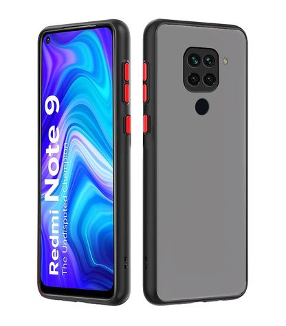 Pikkme black phone cover for Redmi Note 9