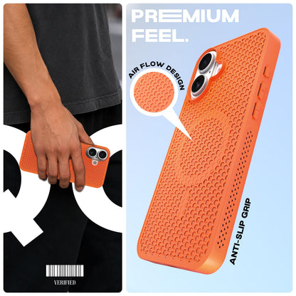 Pikkme iPhone 16 MagSafe orange back cover – photo 2