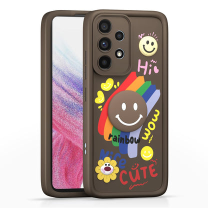 Samsung A53 5G phone cover in brown by Pikkme