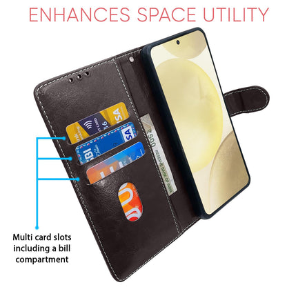 Pikkme Samsung S24 5G coffee & brown wallet flip cover – photo 4