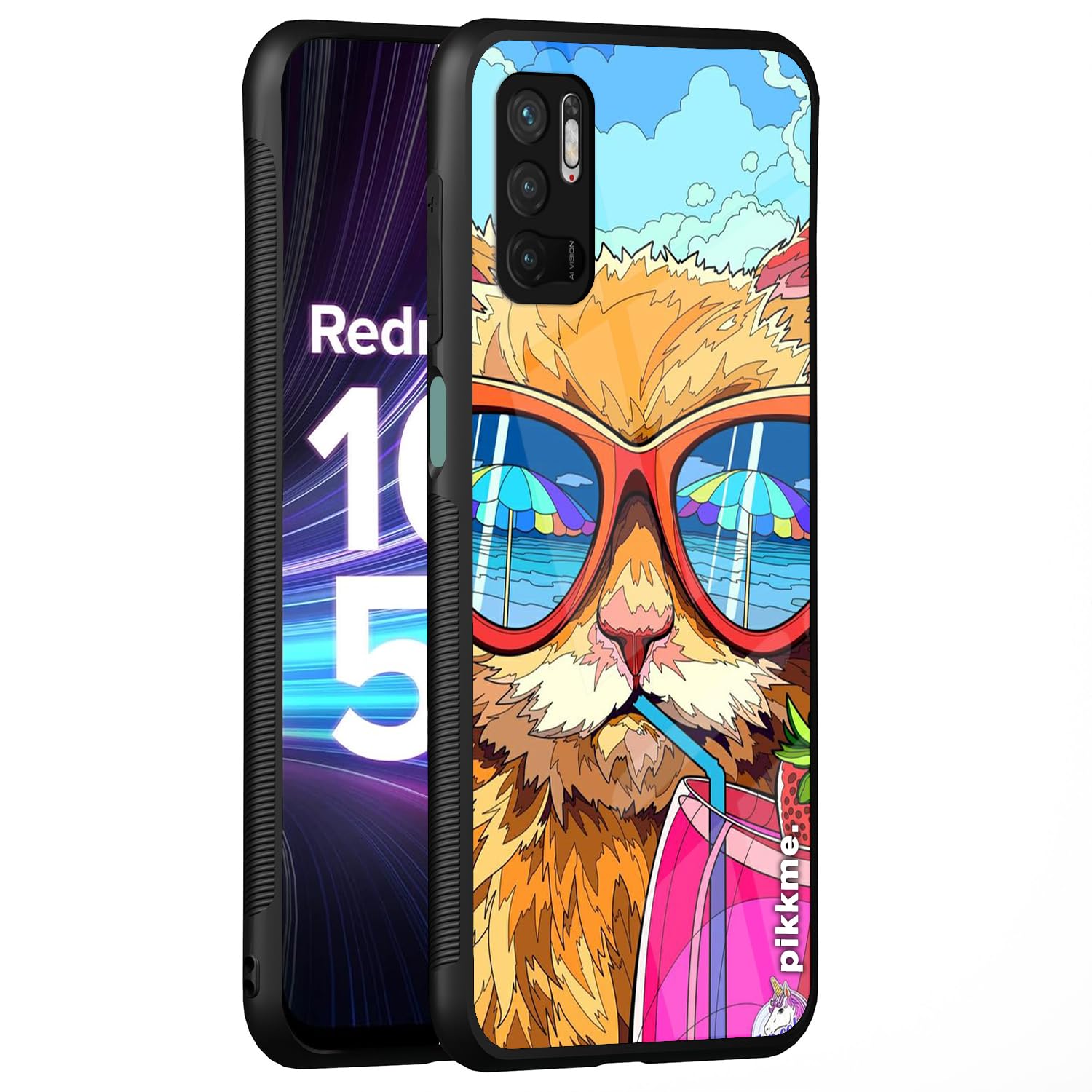Pikkme Cat phone cover for Redmi Note 10T/Poco M3 Pro 5G