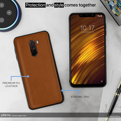 Poco F1 phone cover in camel by Pikkme – photo 5