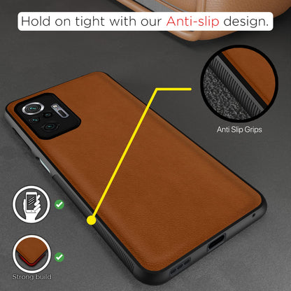 Camel Leather mobile cover for Redmi Note 10 Pro/Note 10 Pro Max – Pikkme – photo 2