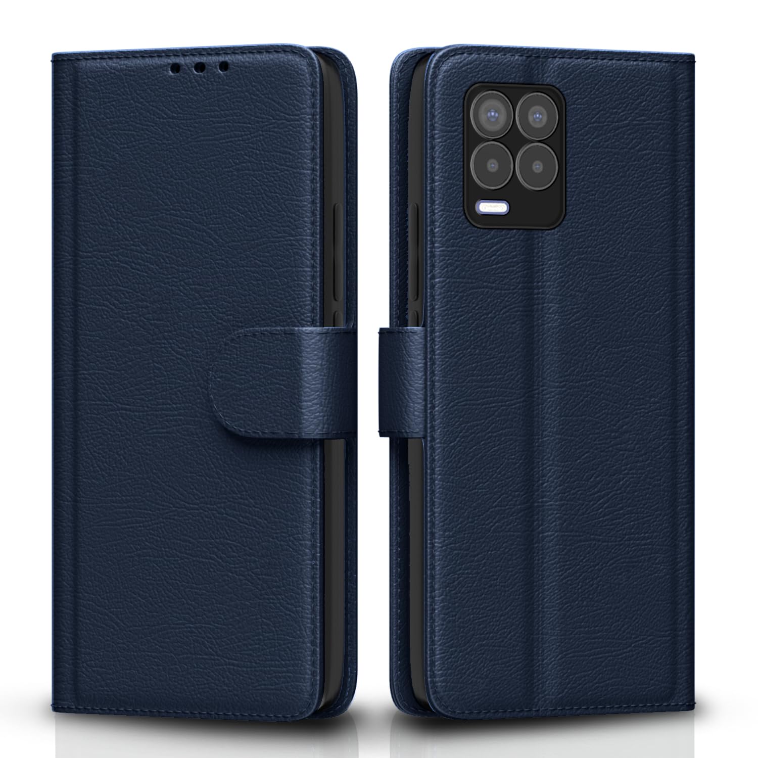 Pikkme Realme 8 4G/8 Pro Wallet blue wallet flip cover