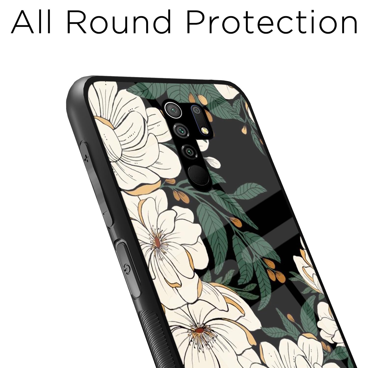 Redmi 9 Prime Flower mobile cover by Pikkme – photo 7