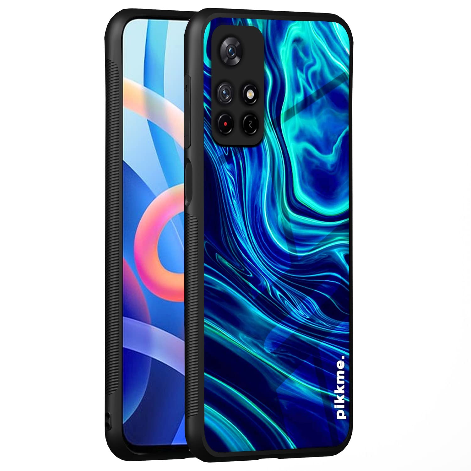 Pikkme Hybrid mobile back cover for Redmi Note 11T/Poco M4 Pro 5G