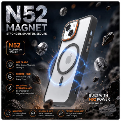 Black mag-safe mobile back cover for iPhone 15 – Pikkme – photo 3