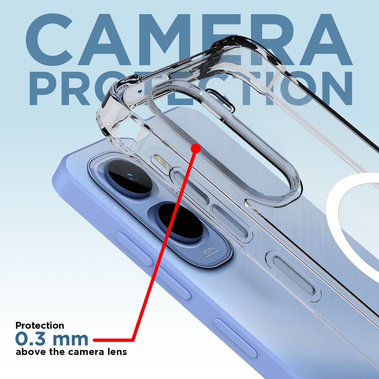 Pikkme transparent mag-safe MagSafe mobile cover for Vivo T5 Pro 5G – photo 5