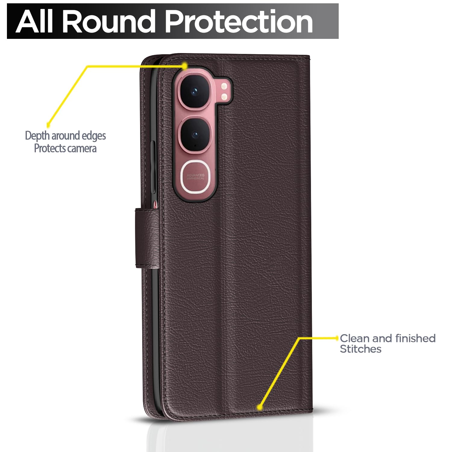 Coffee mobile flip cover for Vivo Y31 5G – Pikkme – photo 4