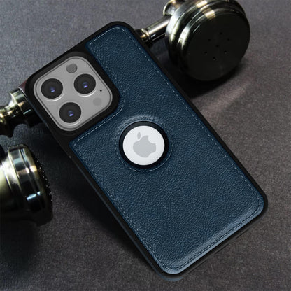 Pikkme iPhone 13 Pro Flexible Pu Leather Back Case (Blue)