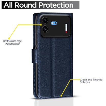 Pikkme Nothing Phone 4b 5G Wallet blue mobile flip cover – photo 4