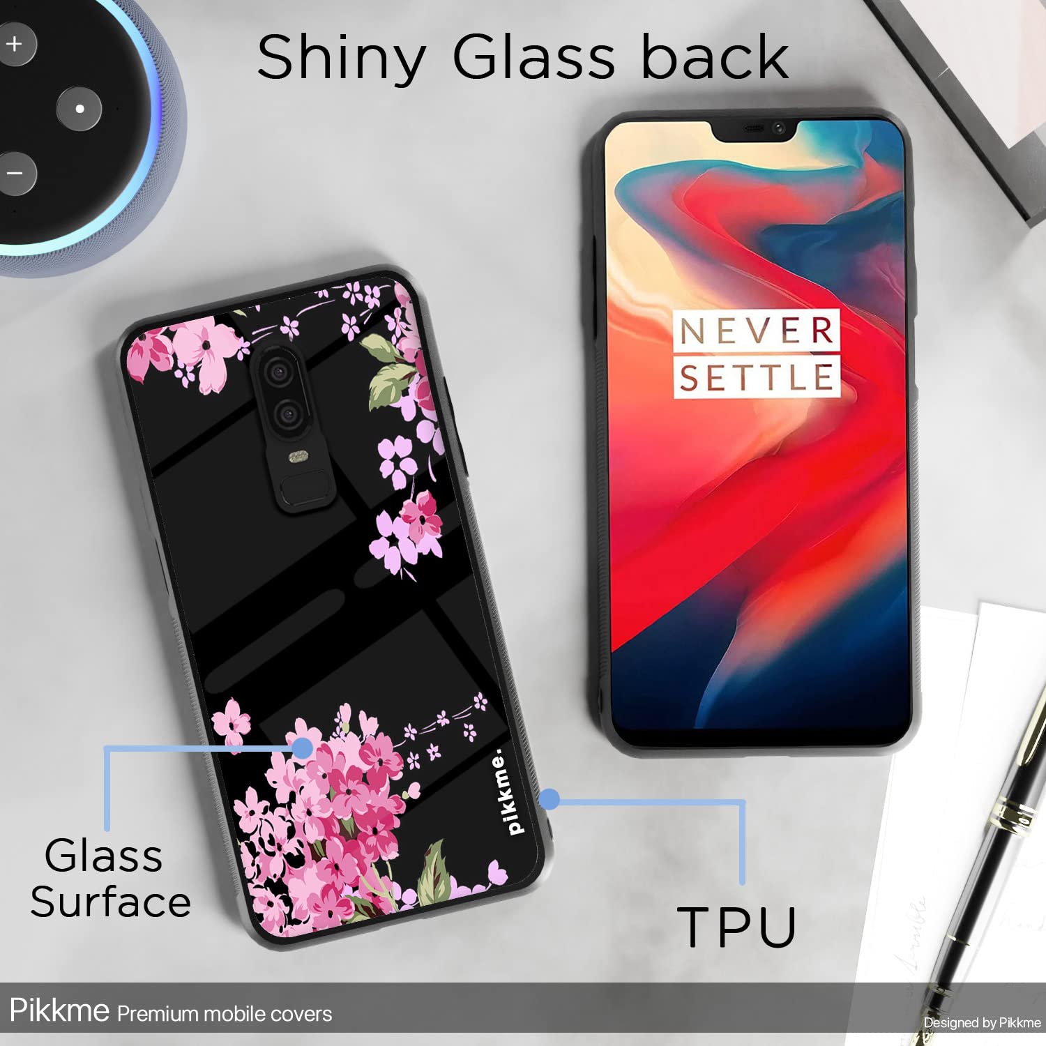 OnePlus 6 Flower phone cover by Pikkme – photo 3