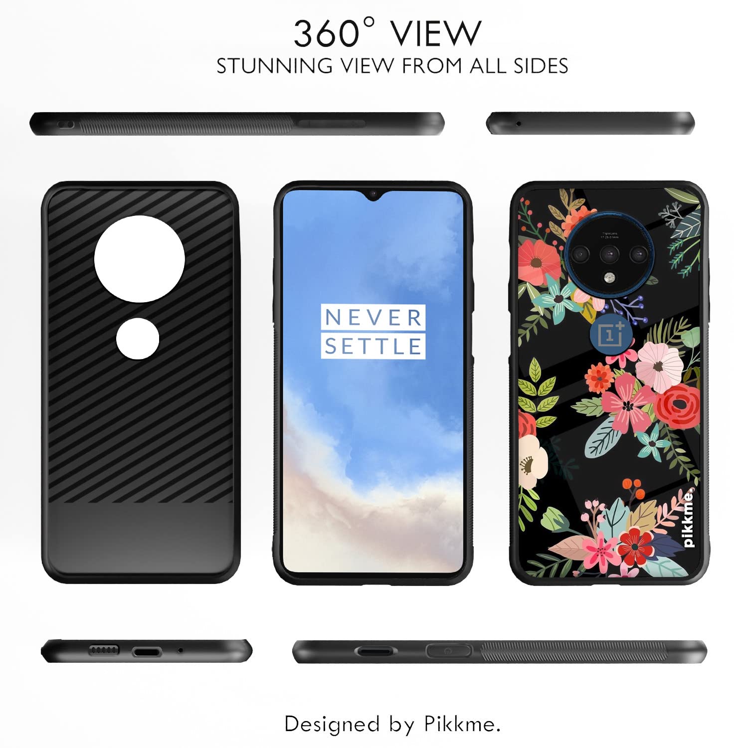 OnePlus 7T Flower mobile cover by Pikkme – photo 2