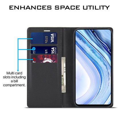 Redmi Note 9 Pro/Note 9 Pro Max/Poco M2 Pro/Note 10 Lite Wallet mobile flip cover in black by Pikkme – photo 3