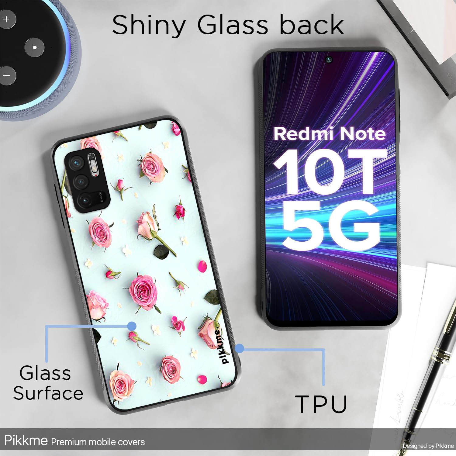 Redmi Note 10T/Poco M3 Pro 5G Flower phone cover by Pikkme – photo 3