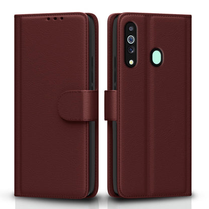 Brown Wallet mobile flip cover for Samsung M40 – Pikkme