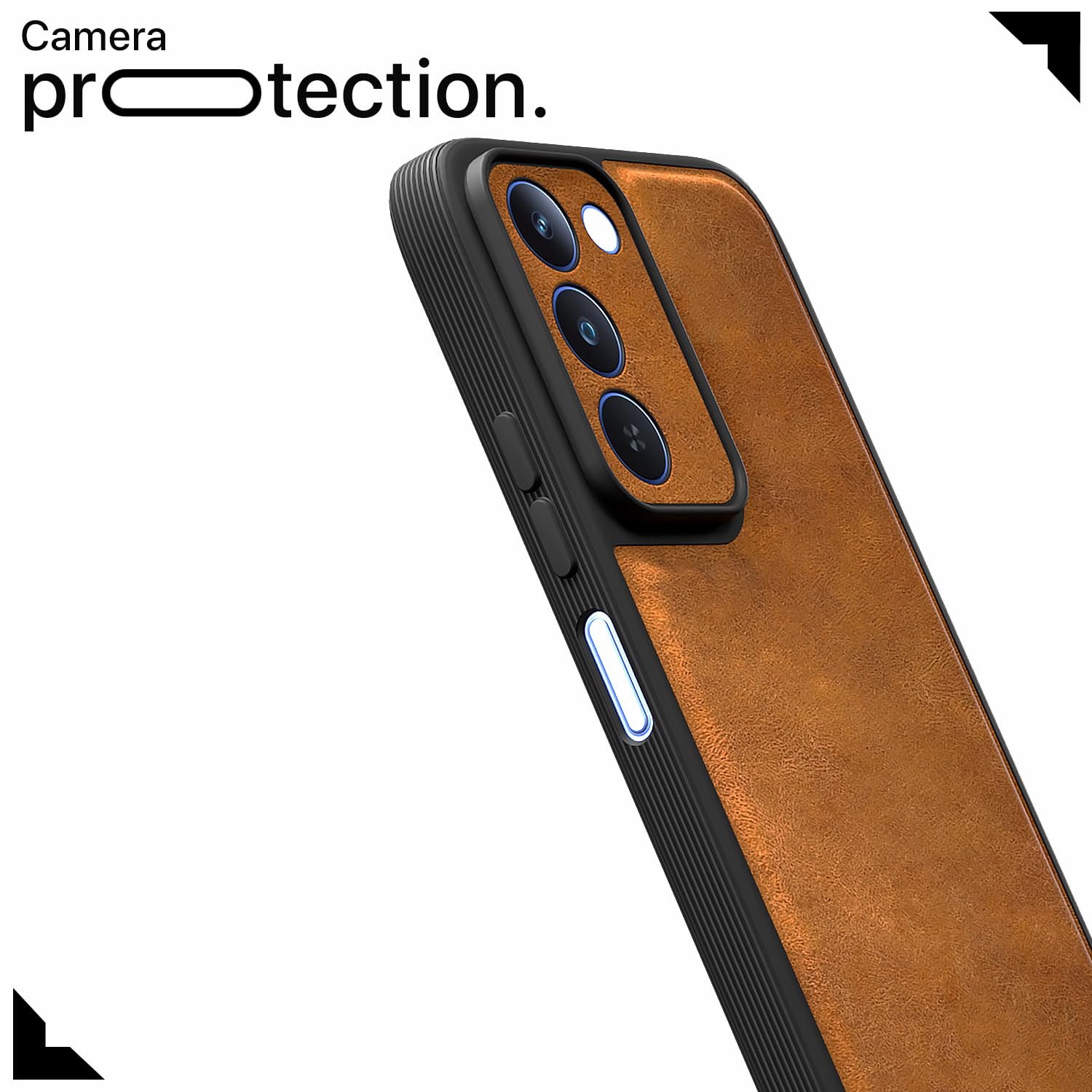 Realme P4 Lite 5G back cover in brown by Pikkme – photo 5