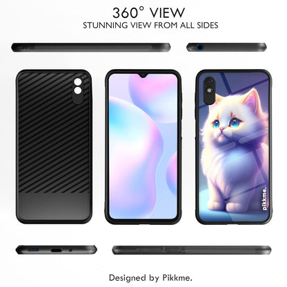 Redmi 9A/9i/9A Sport Cat mobile back cover by Pikkme – photo 2