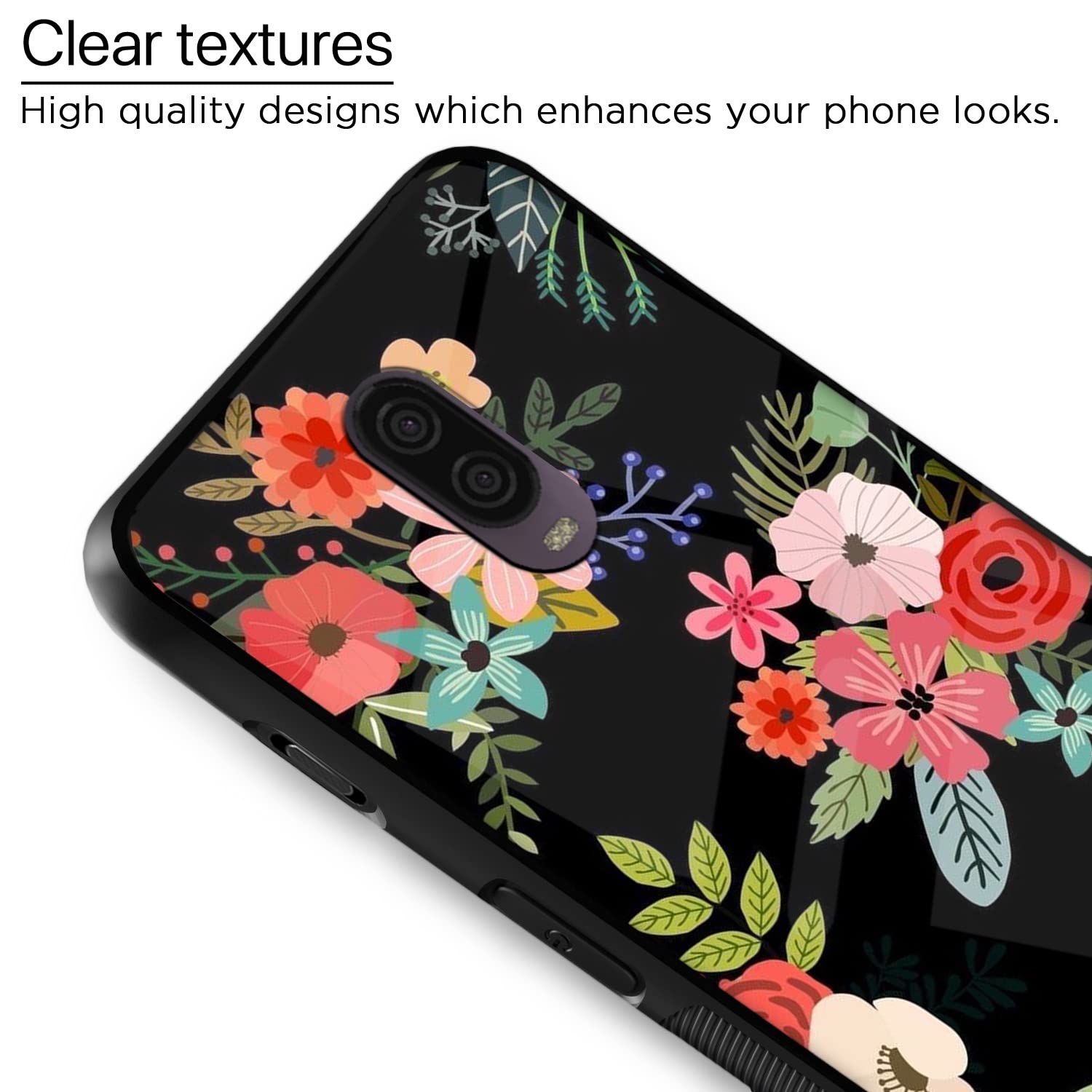 OnePlus 7 Flower back cover by Pikkme – photo 4