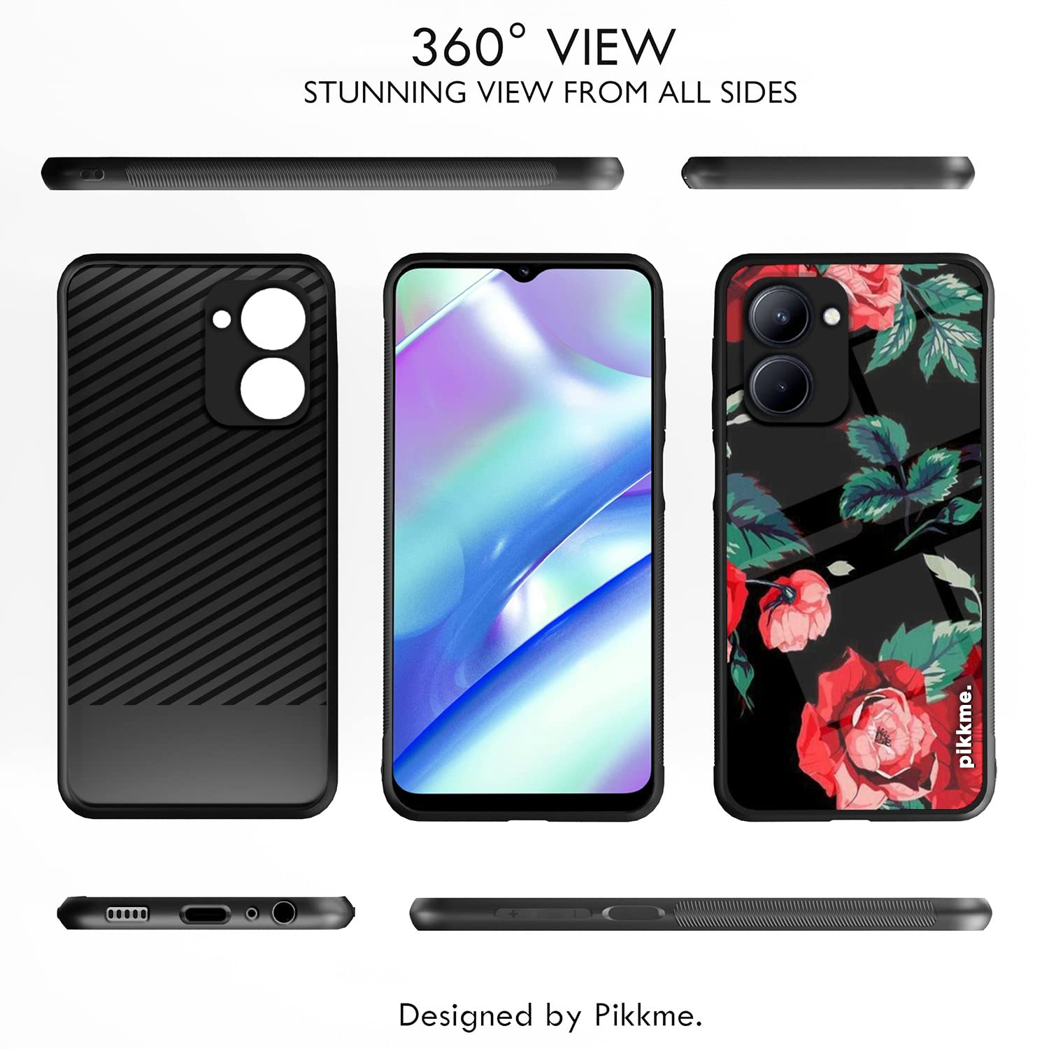 Pikkme Realme C33 Flower back cover – photo 2
