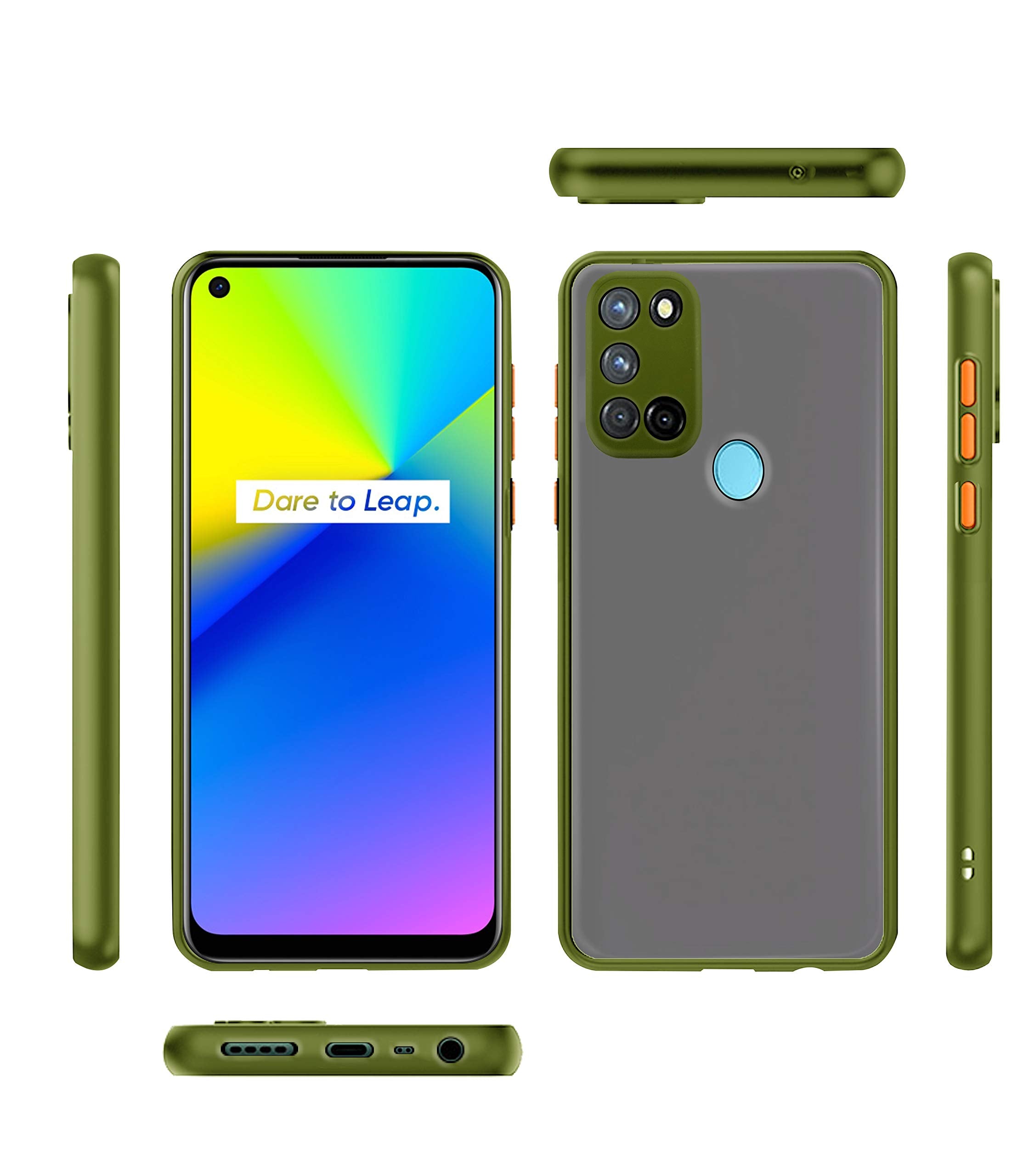 Pikkme Realme 7i green phone cover – photo 2