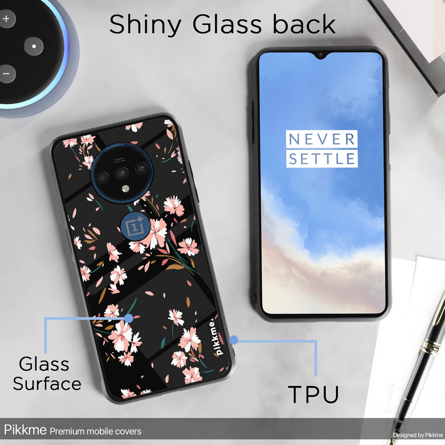 OnePlus 7T Flower phone cover by Pikkme – photo 3