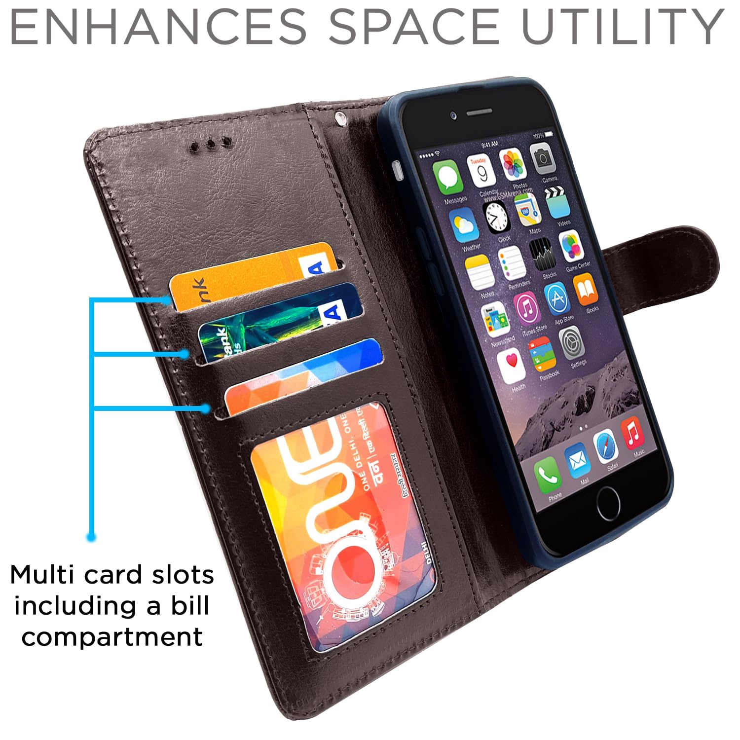 Pikkme iPhone 6/6S coffee flip cover – photo 2