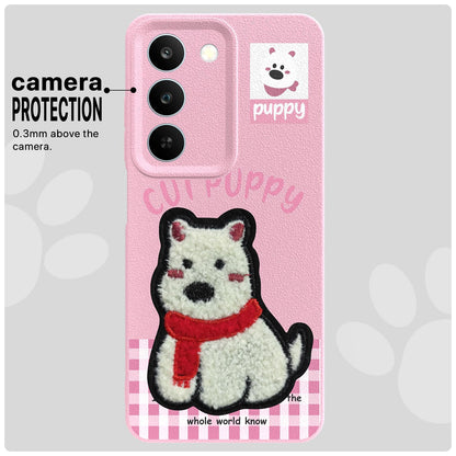 Pikkme pink Plush Patch mobile cover for Realme P4 Lite/C83 5G – photo 6