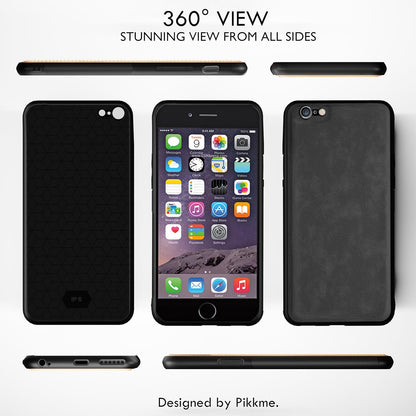 Grey Leather back cover for iPhone 6/6S – Pikkme – photo 2