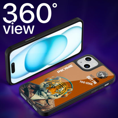iPhone 15 Plus Tiger Swag mobile back cover by Pikkme – photo 4