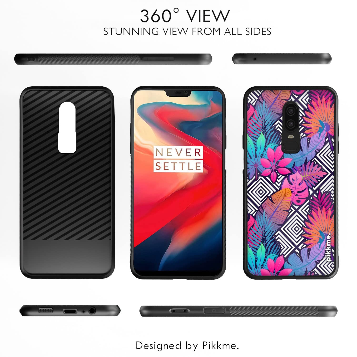 OnePlus 6 Flower phone cover by Pikkme – photo 2