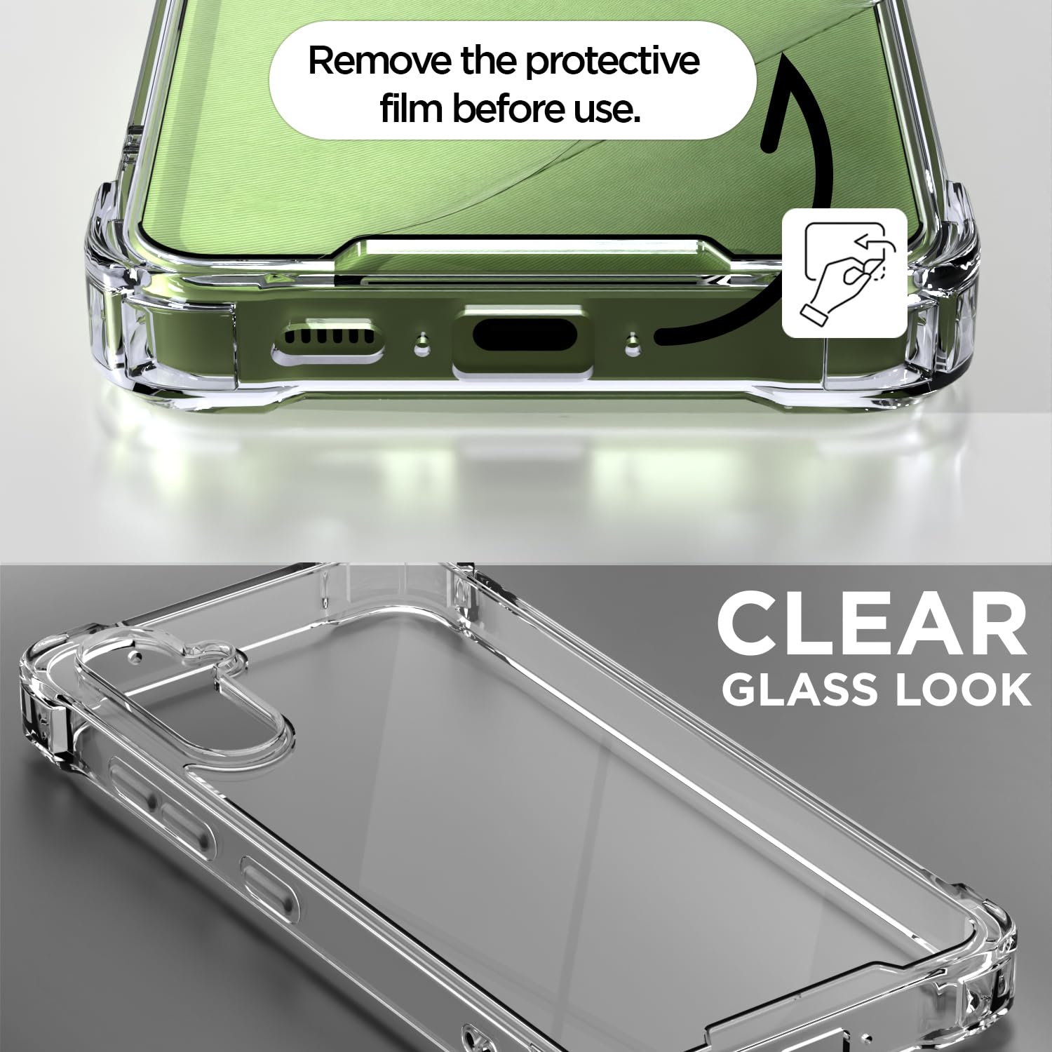 Transparent back cover for Samsung A34 5G – Pikkme – photo 3