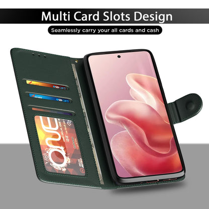 Pikkme Motorola Moto Edge 60 5G / Motorola Moto Edge 60 Fusion 5G Vintage Flip Cover (Green)