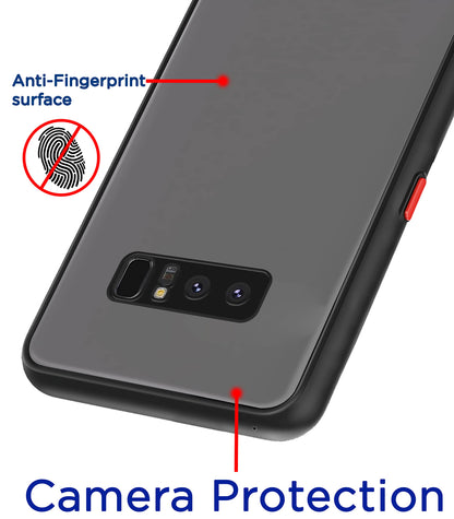 Pikkme Samsung Note 8 Hybrid black back cover – photo 2
