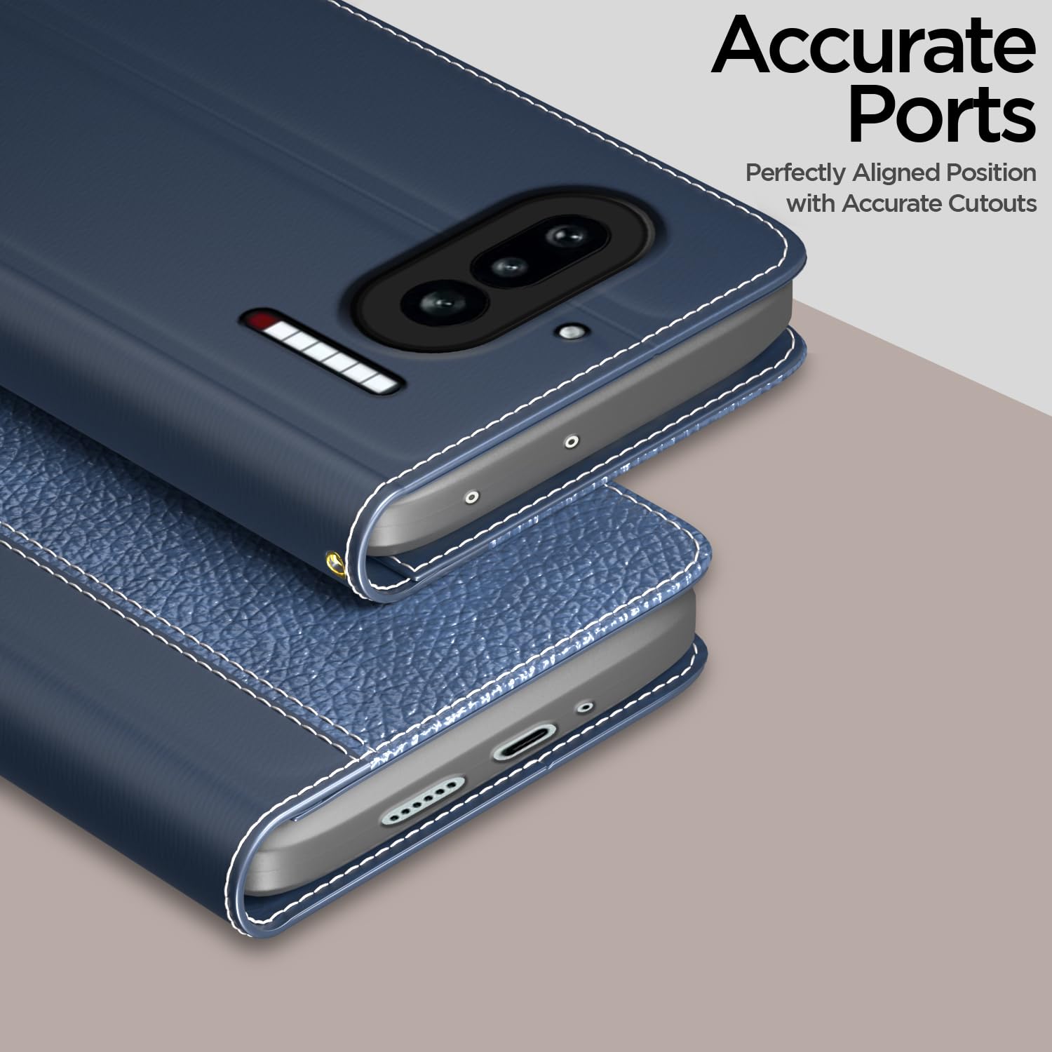 Nothing Phone 4a 5G flip case in blue by Pikkme – photo 2