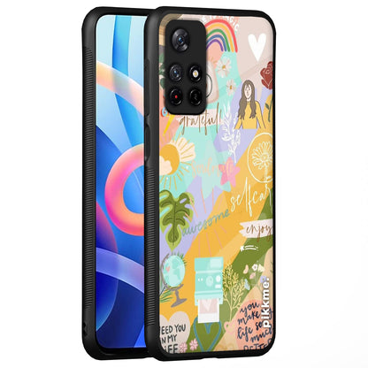 Pikkme Hybrid phone cover for Redmi Note 11T/Poco M4 Pro 5G