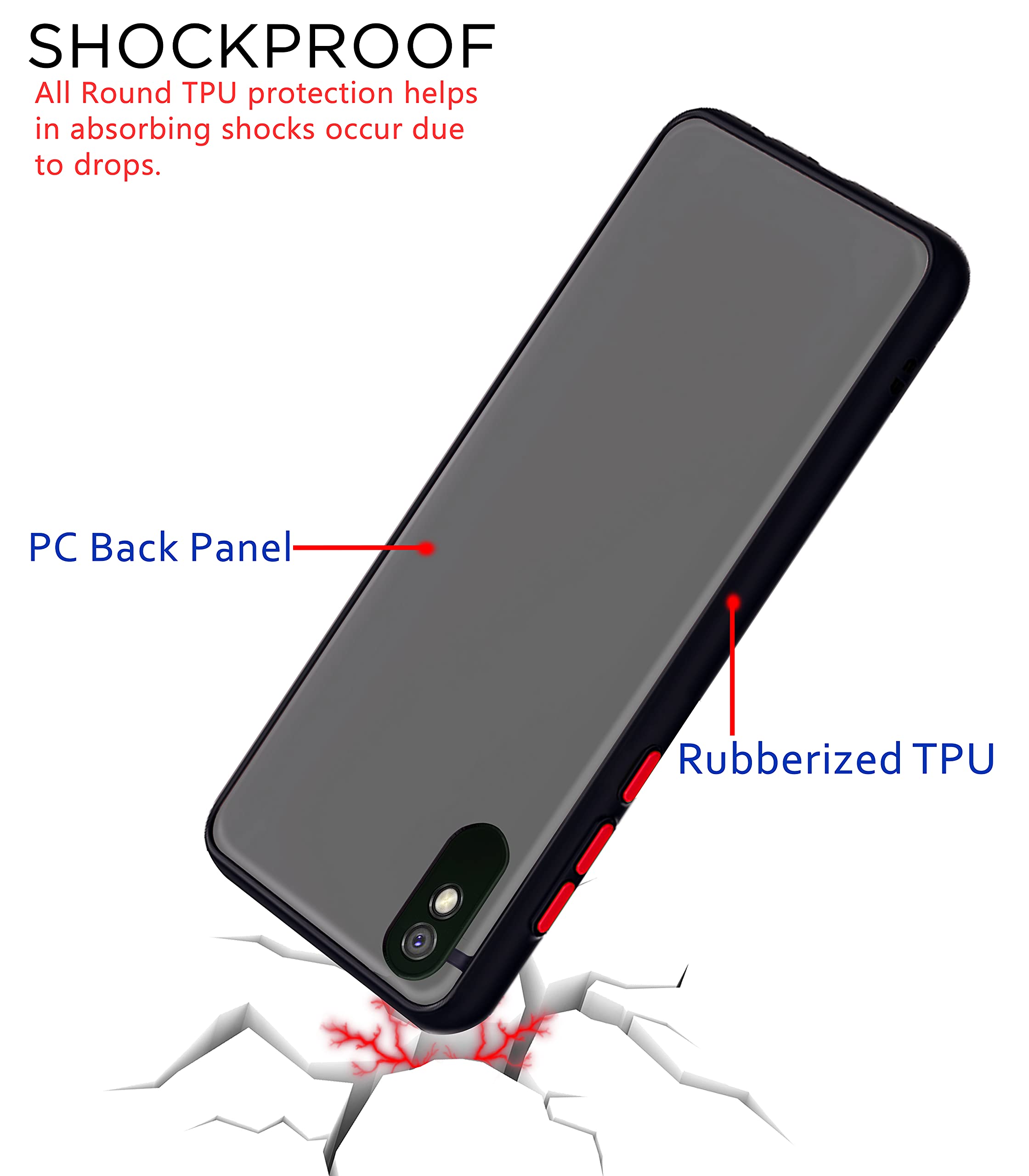 Vivo Y91i Matte phone cover in black by Pikkme – photo 4