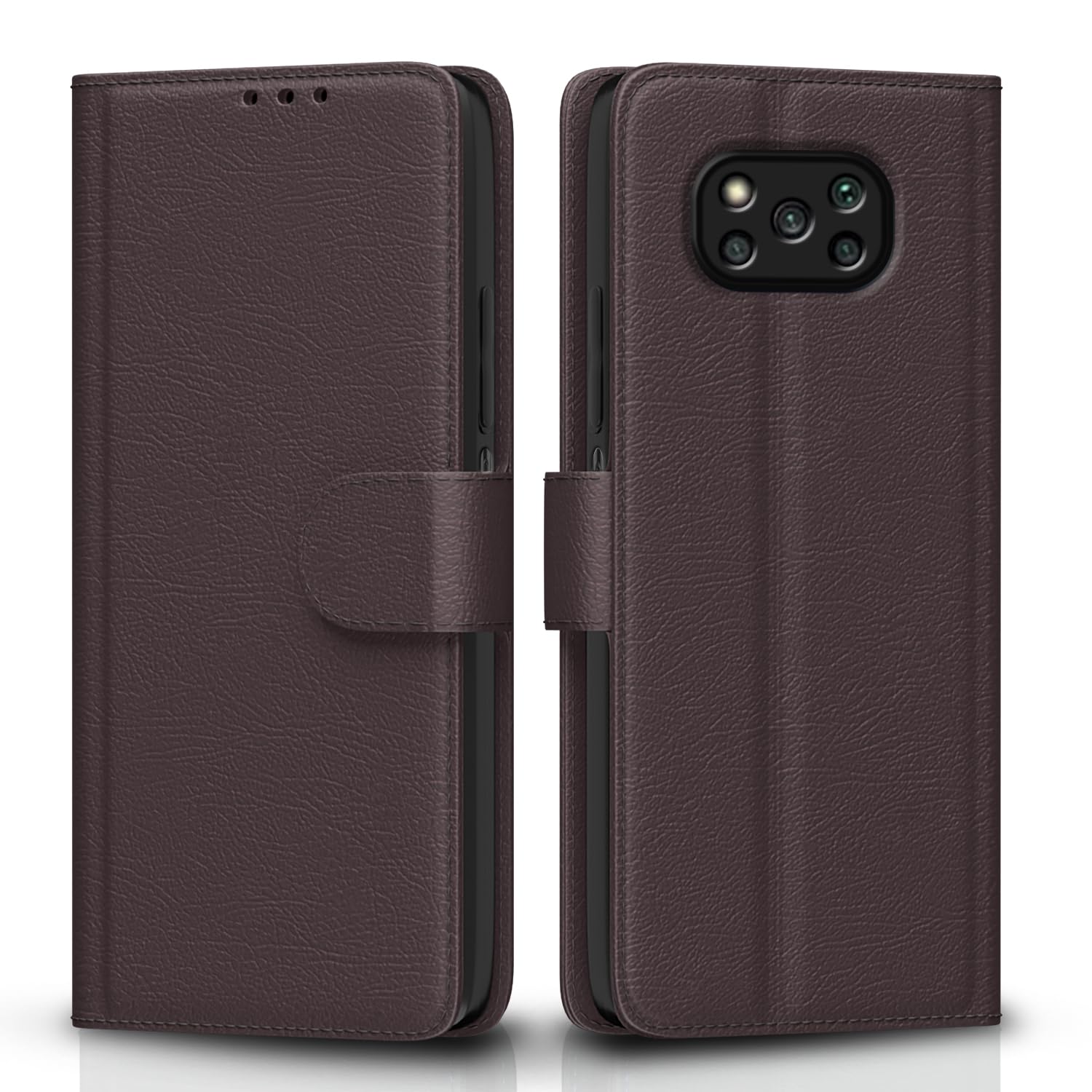 Pikkme coffee mobile flip cover for Poco X3