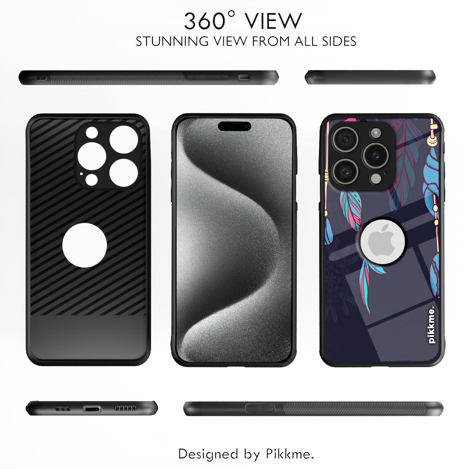 Pikkme Flower mobile cover for iPhone 15 Pro – photo 2