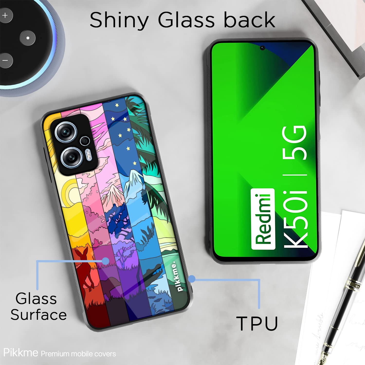 Redmi K50i 5G mobile back cover by Pikkme – photo 3