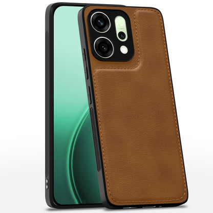 Oppo Reno 14 5G mobile back cover in brown by Pikkme
