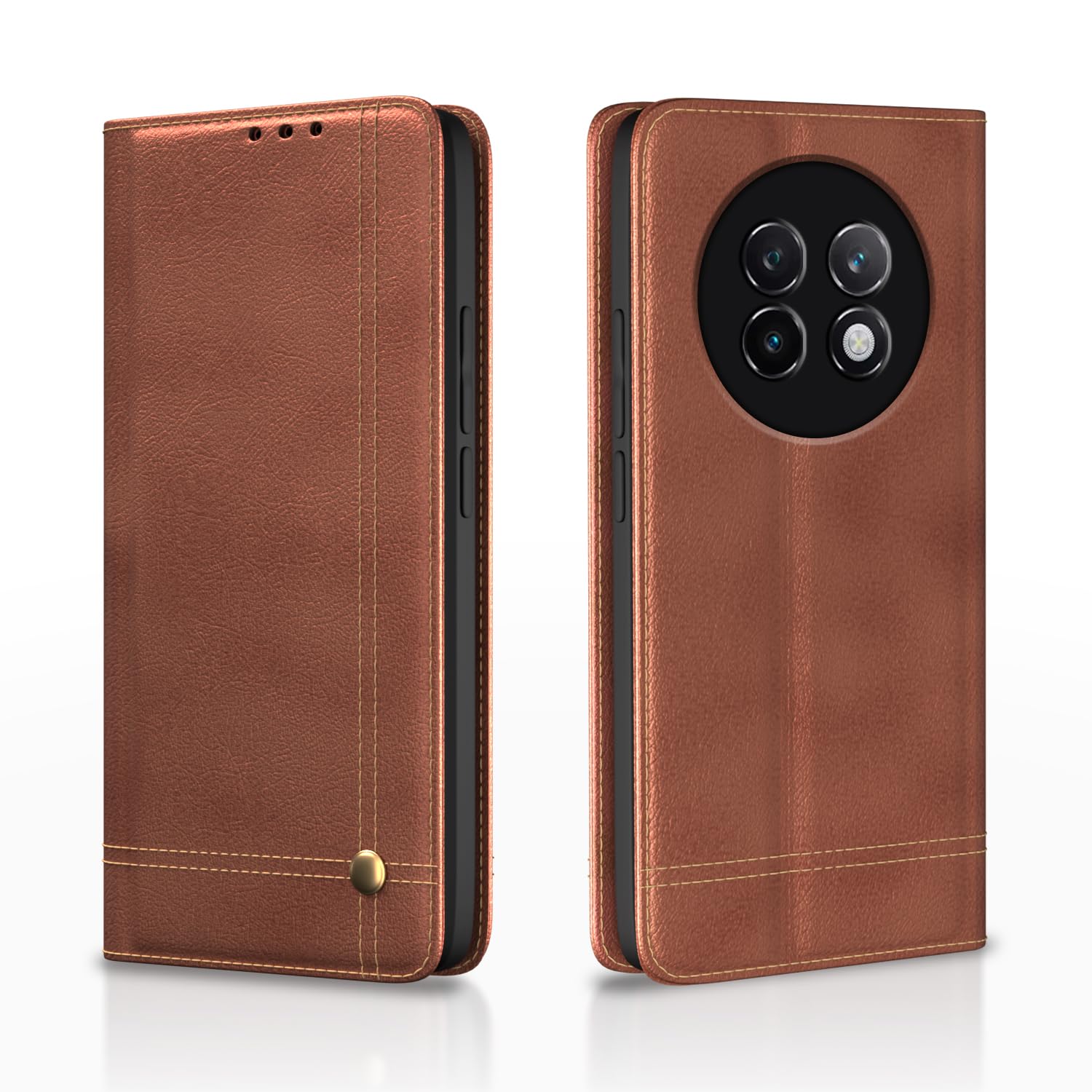 Brown flip cover for Realme 13 Plus 5G/P1 – Pikkme