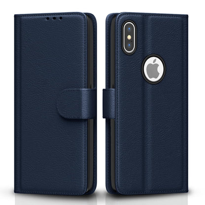 Pikkme blue Wallet mobile flip cover for iPhone X/XS