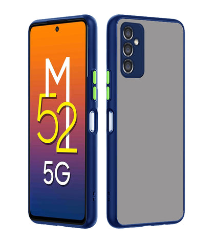 Pikkme blue mobile back cover for Samsung M52 5G
