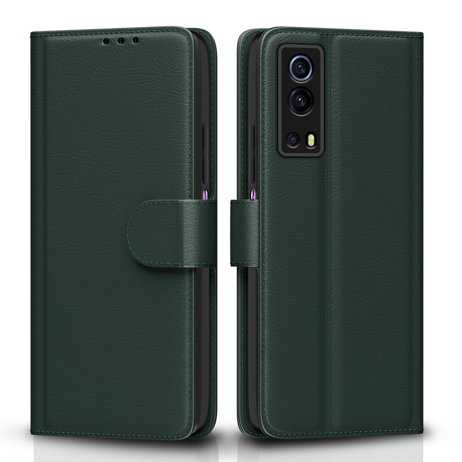 Green Wallet mobile flip cover for iQOO Z3 5G – Pikkme