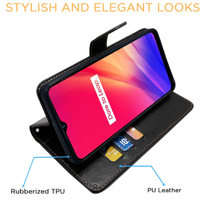 Pikkme black & brown Magnetic flip case for Realme C3 – photo 5